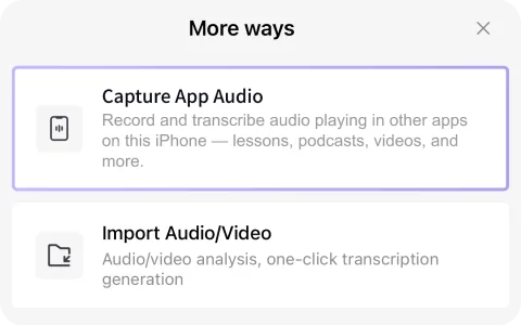 Capture App Audio