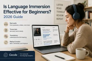 immersive language learning