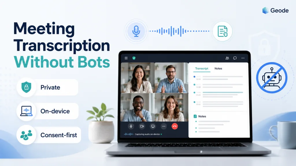 meeting transcription without bots